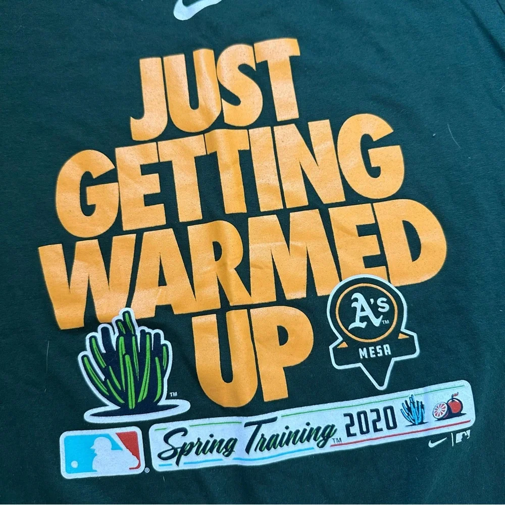 Nike Boy’s Oakland A’s Spring Training Shirt 2020, MLB, Baseball, XL‎ 14/16